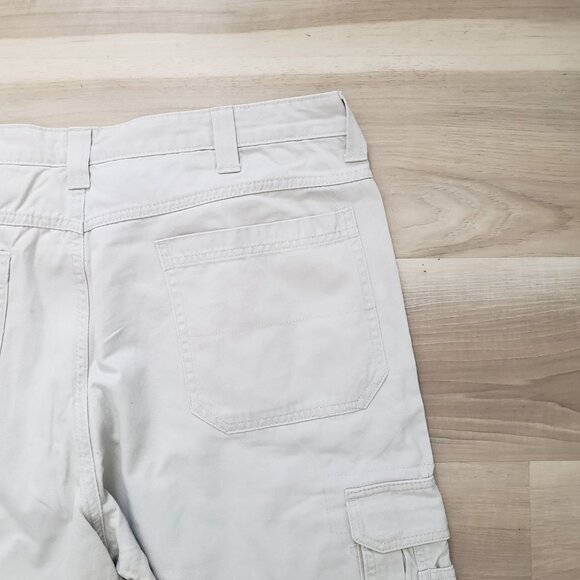 Wrangler Men's Cargo Trouser Pants Cream Khaki Size 38 - Picture 11 of 12